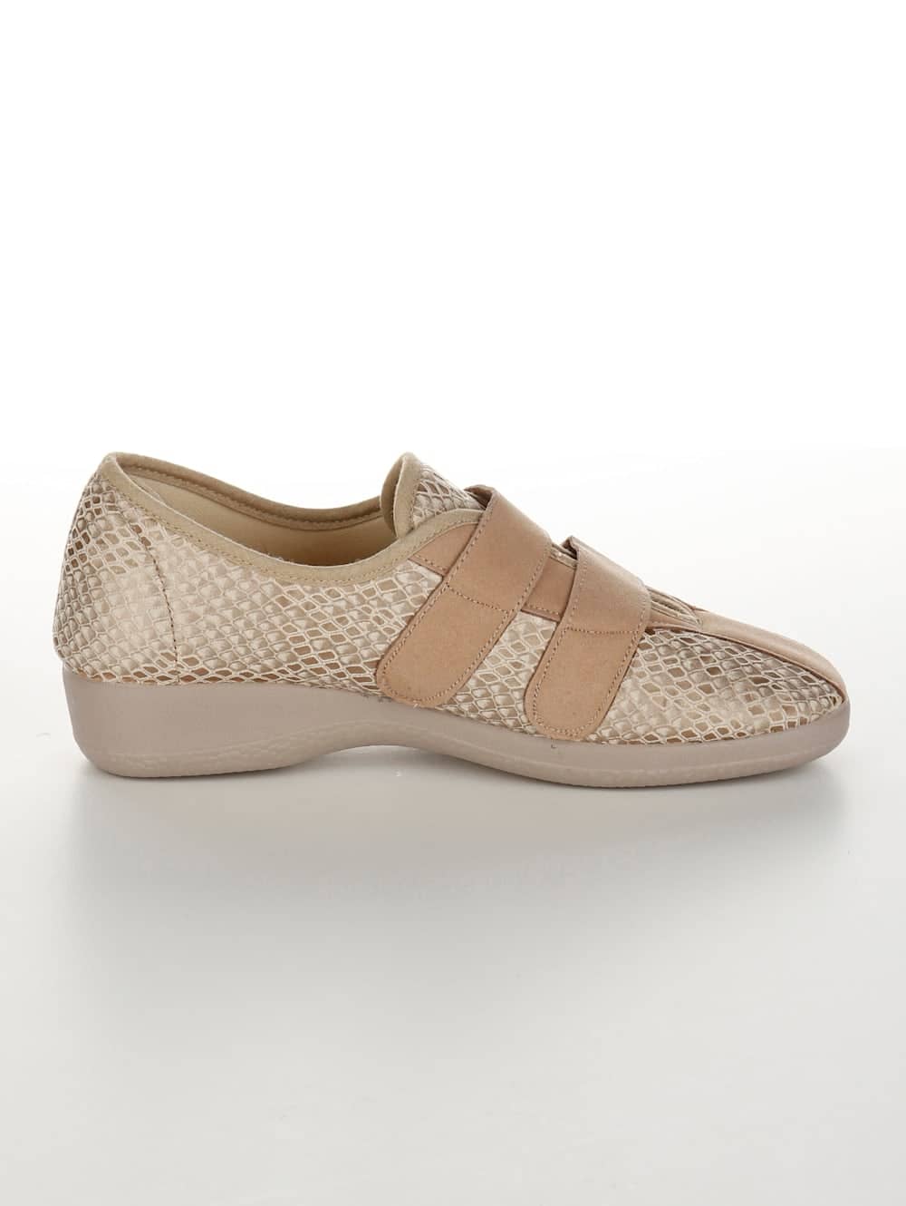 Vamos Klettslipper mit verstellbaren Klettverschlussen - Beige