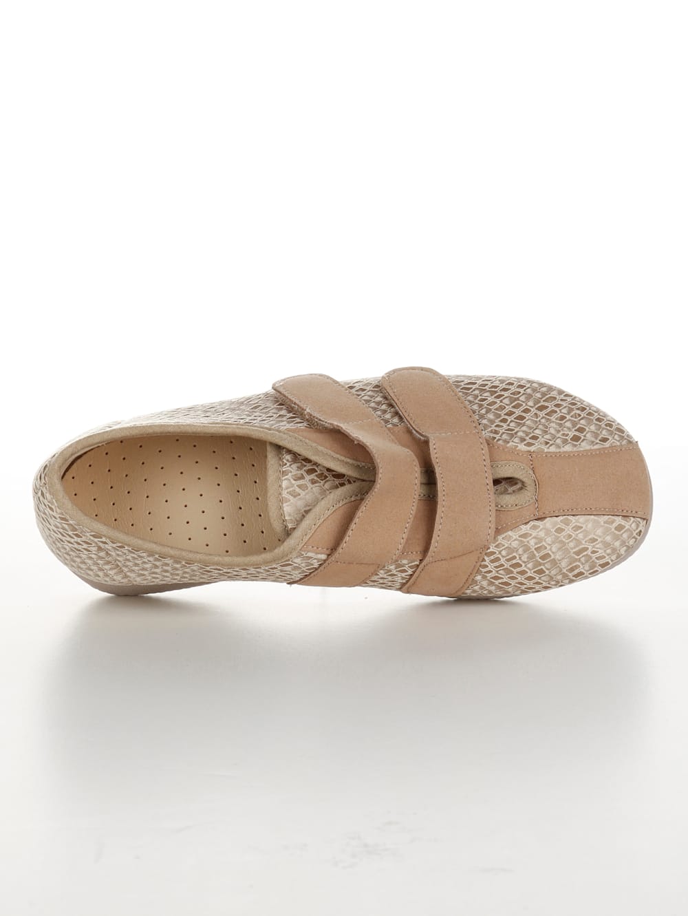 Vamos Klettslipper mit verstellbaren Klettverschlussen - Beige