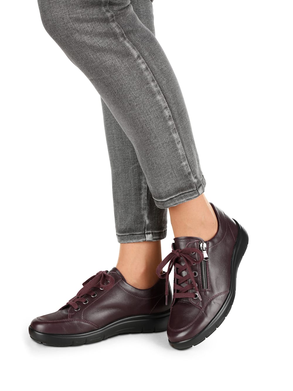 Vamos Schnurschuh mit Shock-Absorber - Bordeaux