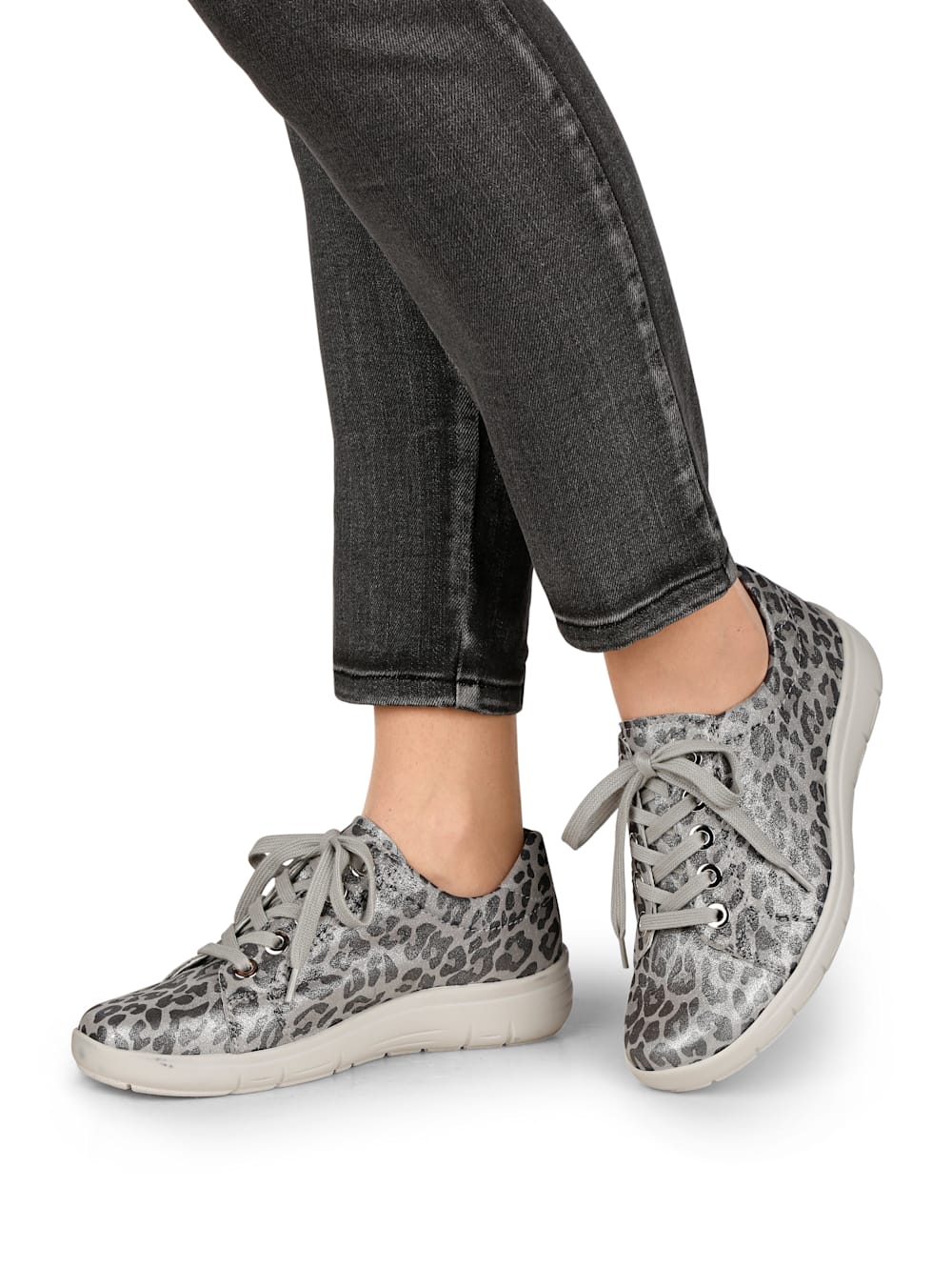 Vamos Schnurschuh mit Shock-Absorber - Grau