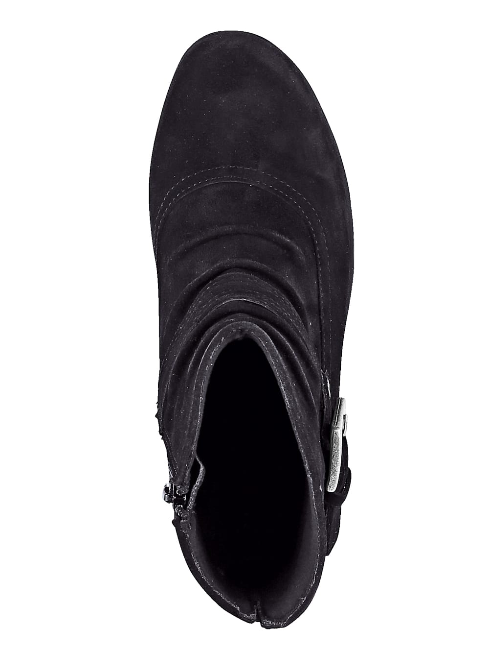 Vamos Stiefelette mit modischer Zierschnalle - Schwarz