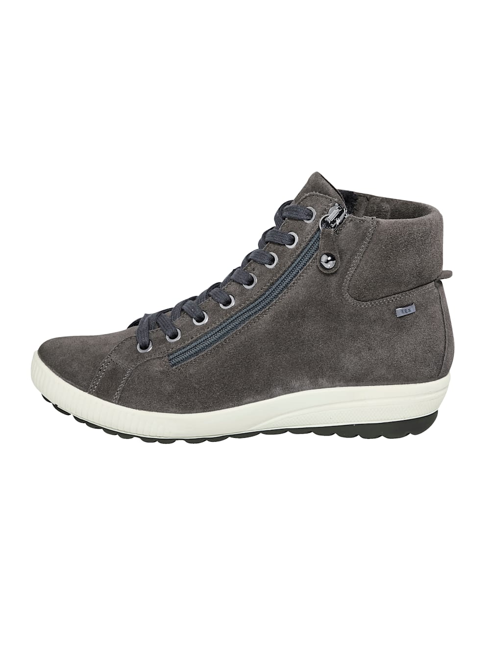 Vamos Stiefeletten mit seitlichem Reibverschluss - Grau