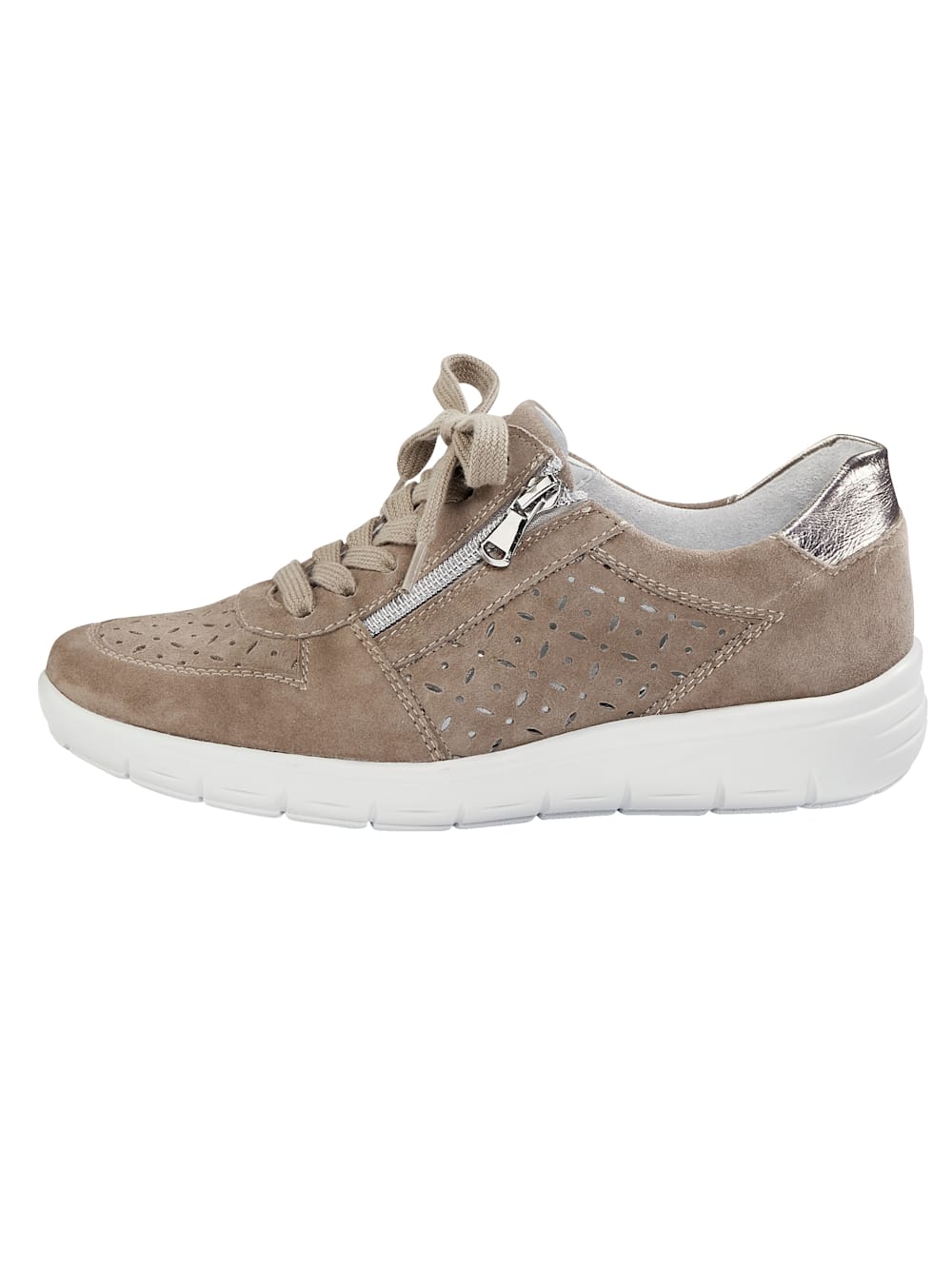 Vamos Schnurschuh mit Luftpolsterlaufsohle - Taupe