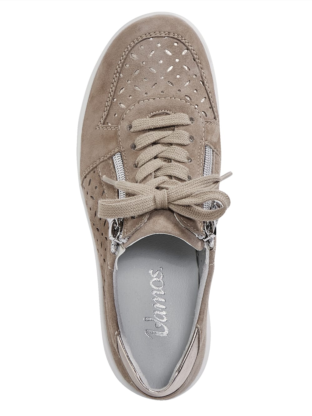 Vamos Schnurschuh mit Luftpolsterlaufsohle - Taupe