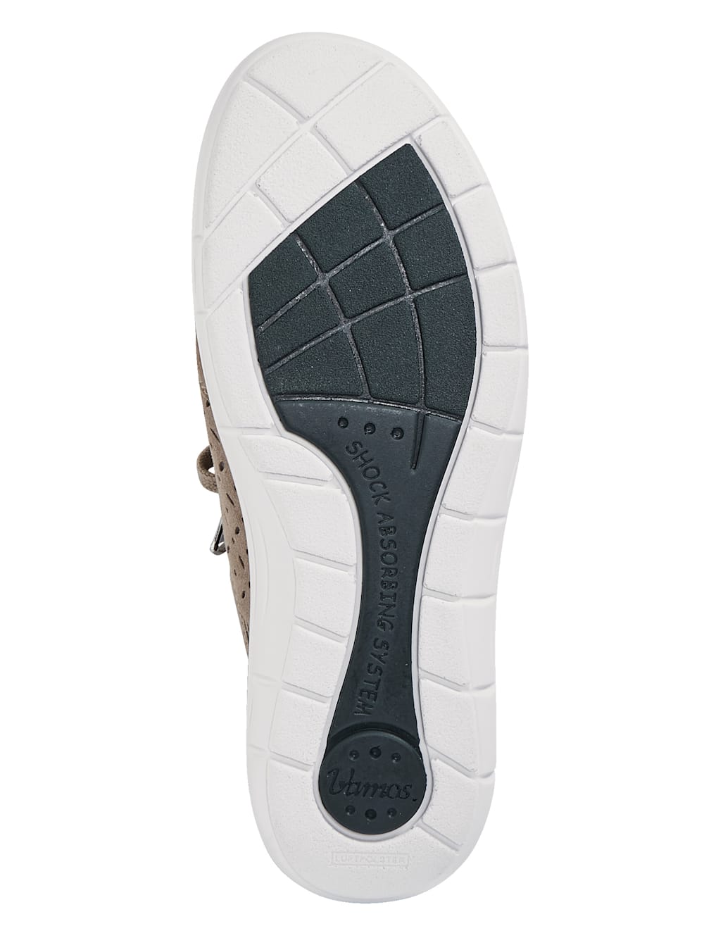 Vamos Schnurschuh mit Luftpolsterlaufsohle - Taupe