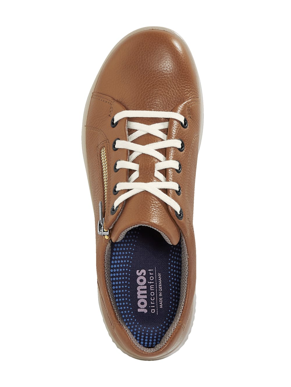 Vamos Schnurschuh mit atmungsaktiver Innenaustattung - Cognac