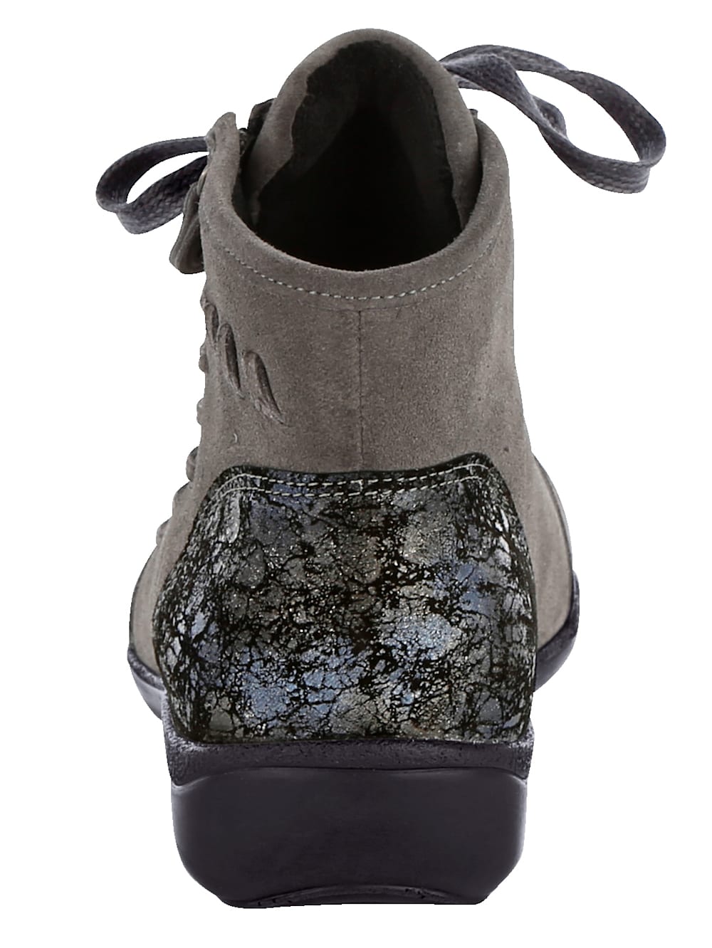Vamos Stiefelette mit farblich abgesetzter Fersenkappe - Grau