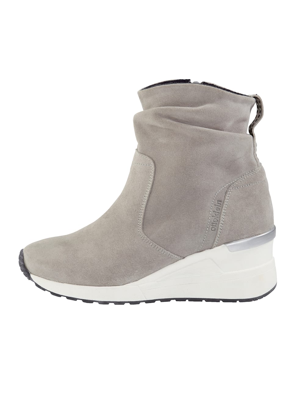 Vamos Stiefelette mit bequemem Keilabsatz - Grau