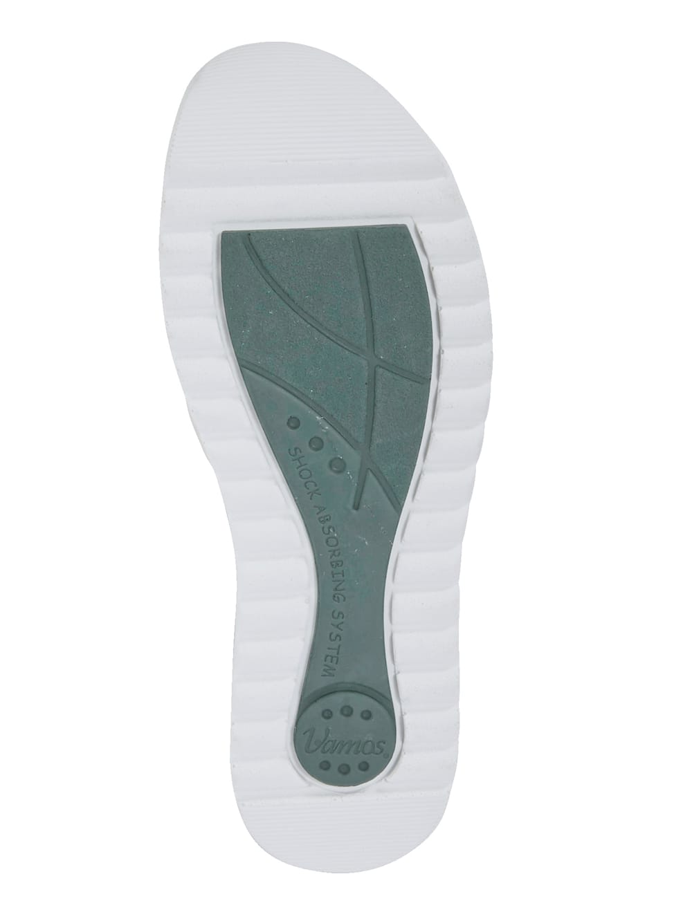 Vamos Pantolette mit Luftpolsterlaufsohle - Off-white