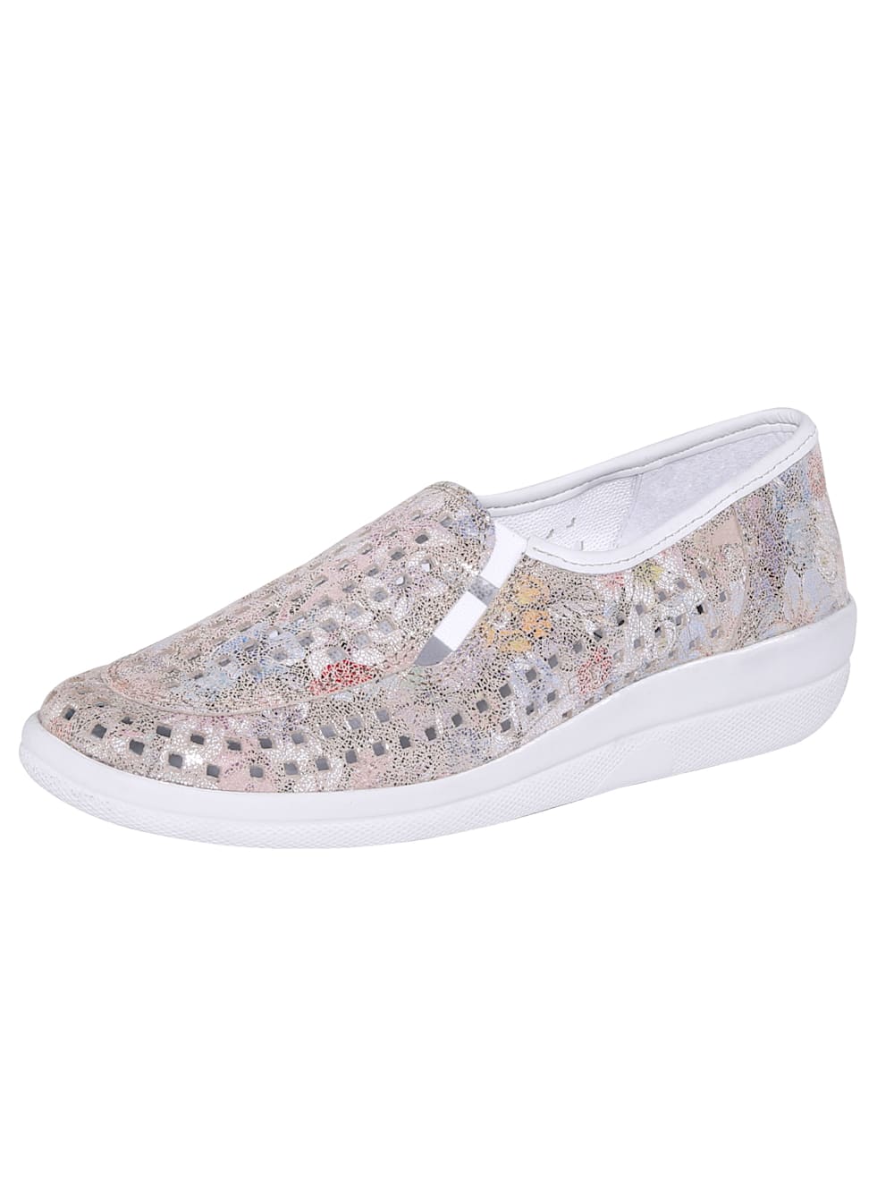 Vamos Slipper mit sommerlich luftigen Durchbruchen - Multicolor