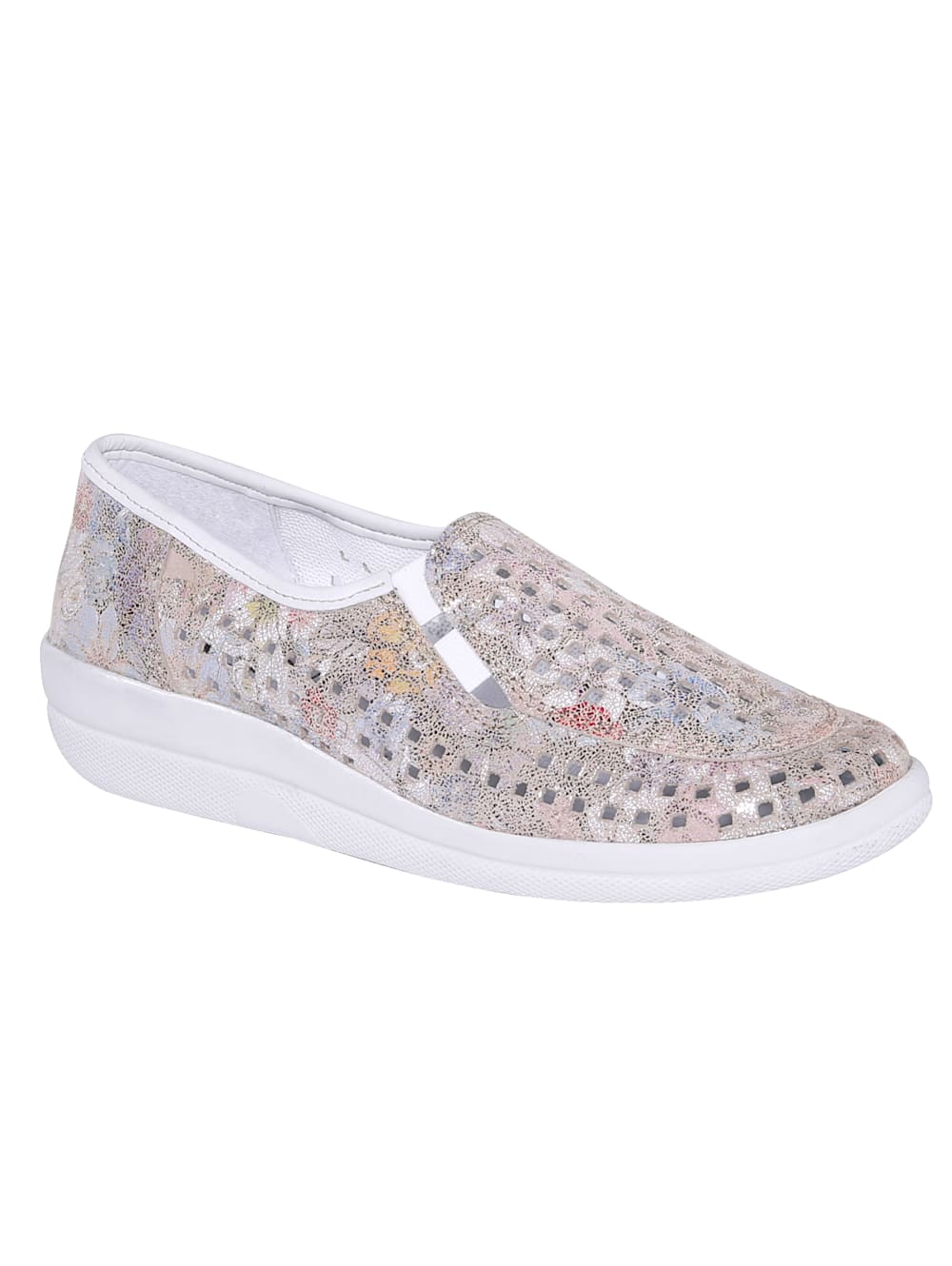 Vamos Slipper mit sommerlich luftigen Durchbruchen - Multicolor