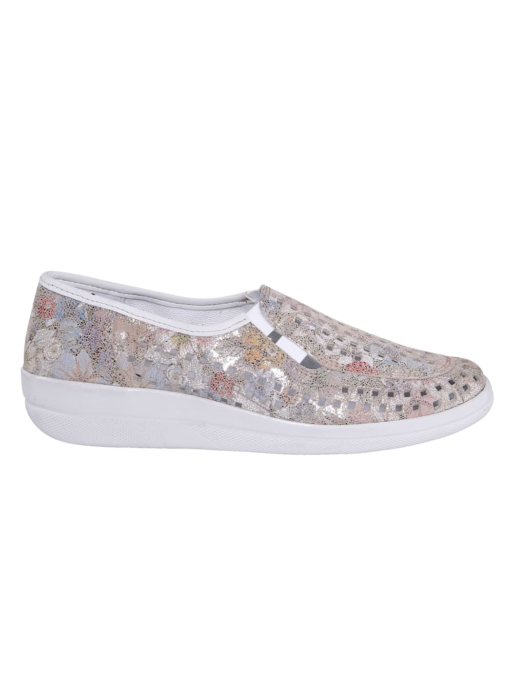 Vamos Slipper mit sommerlich luftigen Durchbruchen - Multicolor