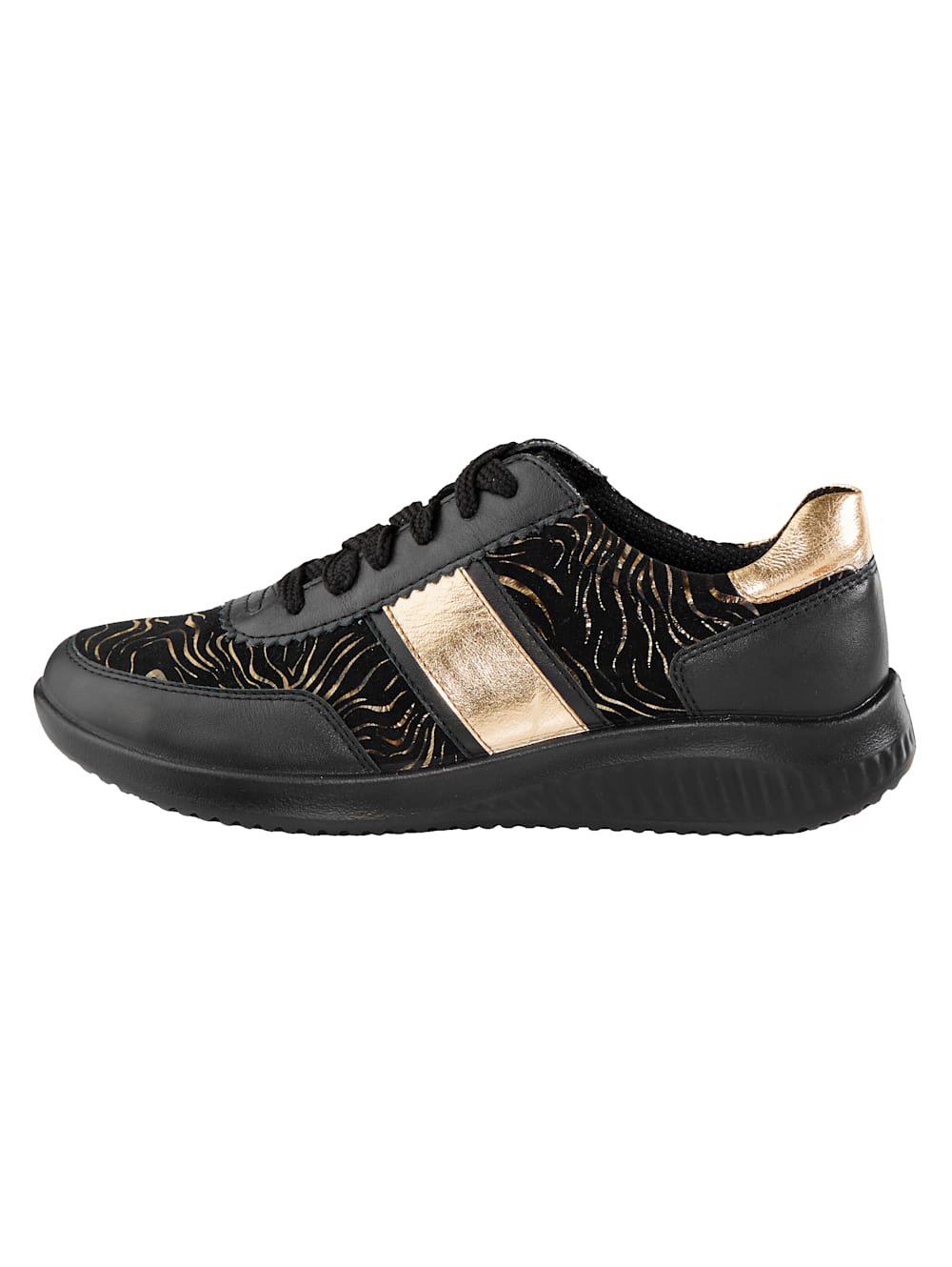Vamos Schnurschuh mit Gold Details - Goldfarben