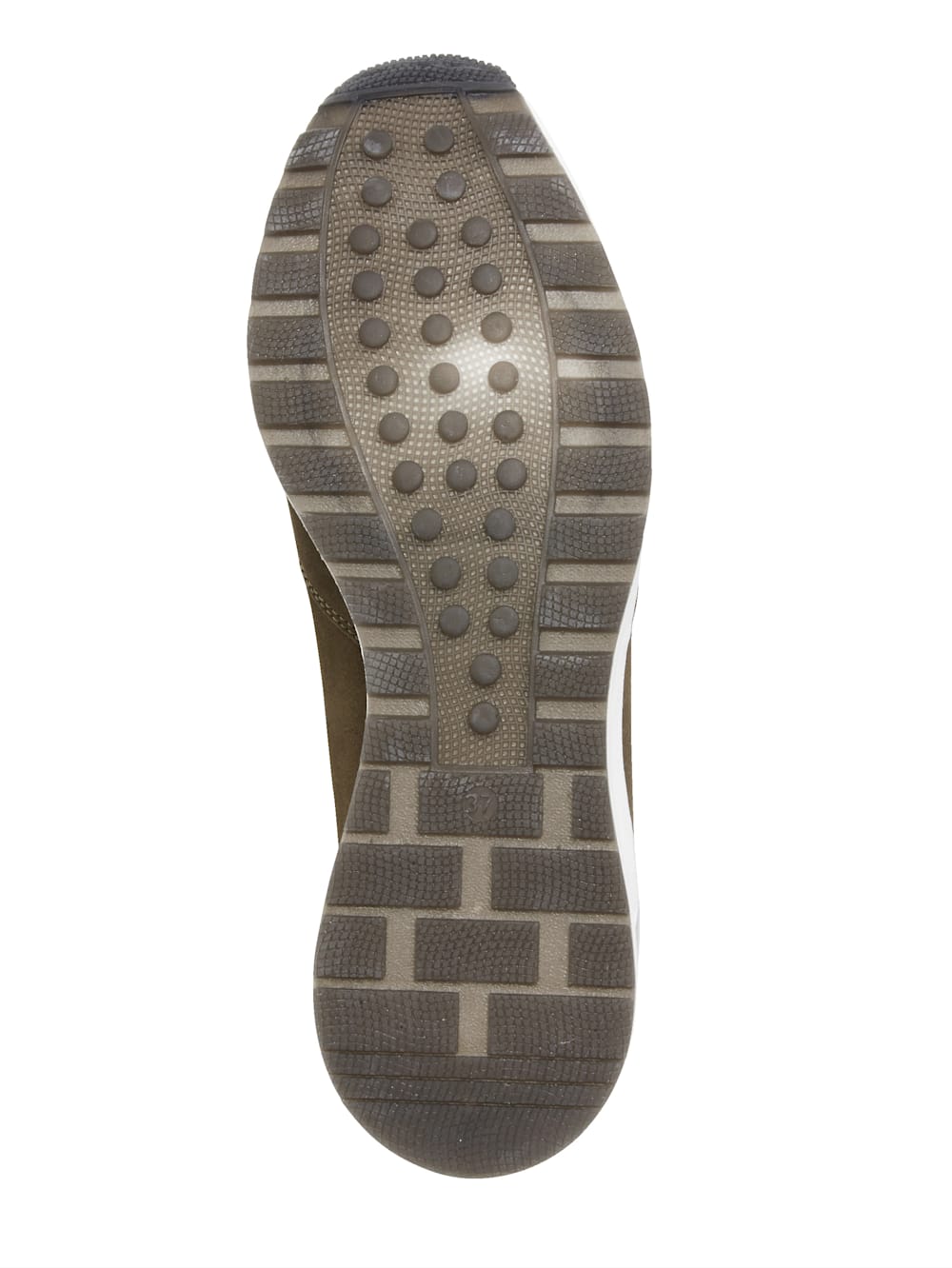 Vamos Schnurschuh mit extra hohem Keilabsatz - Khaki