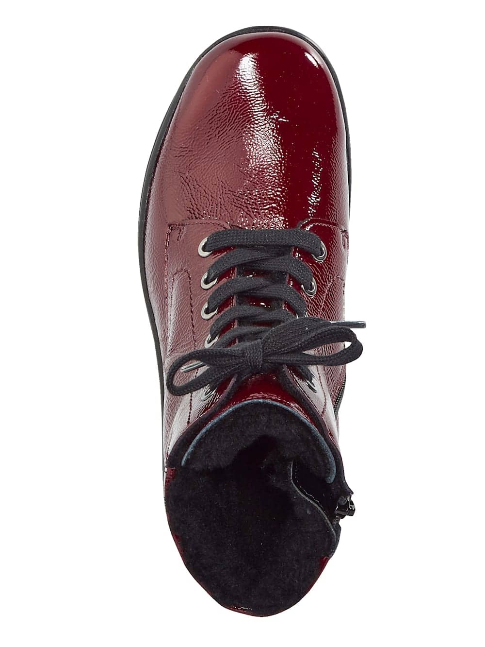 Vamos Schnurstiefelette mit Shock-Absorber - Bordeaux