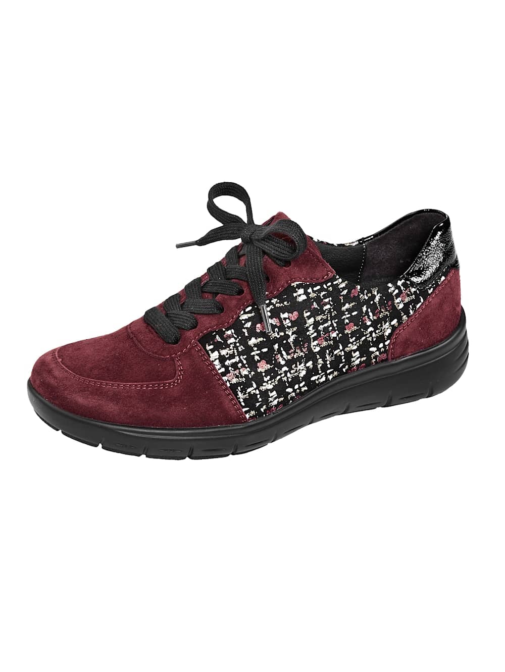 Vamos Schnurschuh mit Luftpolsterlaufsohle - Bordeaux
