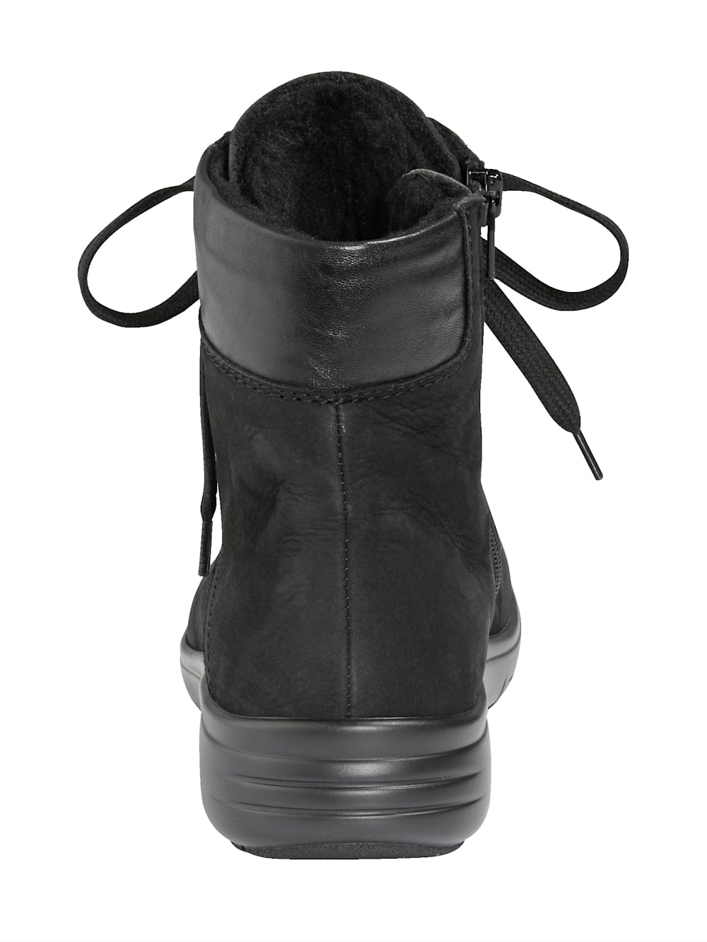 Vamos Schnurstiefelette mit Shock-Absorber - Schwarz