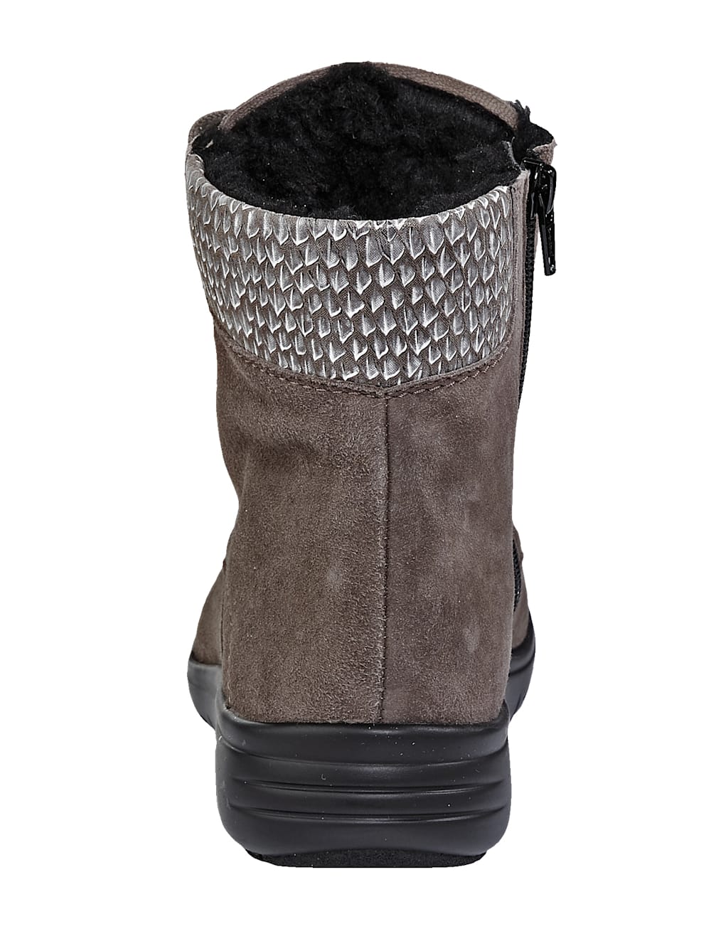 Vamos Schnurstiefelette mit Shock-Absorber - Taupe