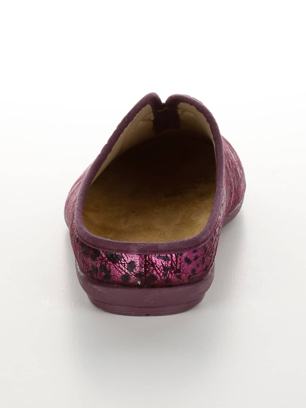 Vamos Pantolette aus dehnbarem Textilmaterial - Fuchsia