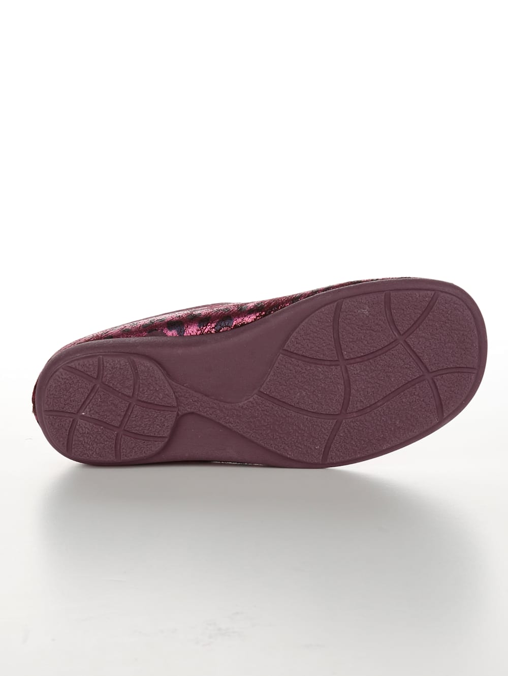 Vamos Pantolette aus dehnbarem Textilmaterial - Fuchsia