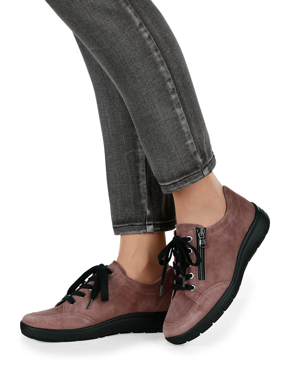 Vamos Schnurschuh mit Shock-Absorber - Altrosa