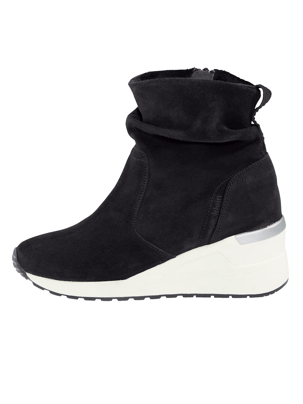 Vamos Stiefelette mit bequemem Keilabsatz - Schwarz