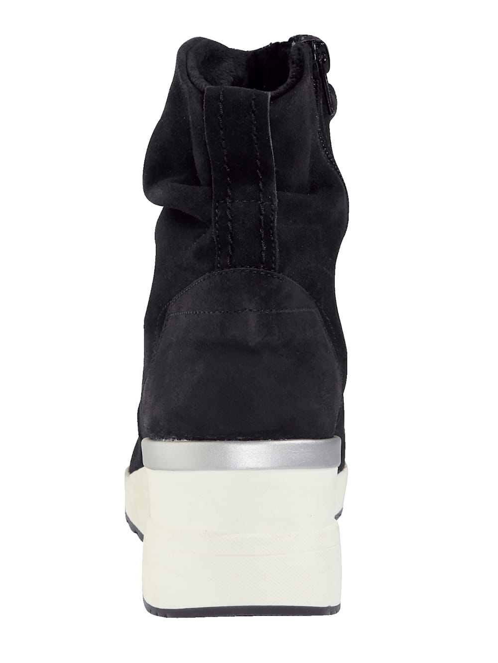 Vamos Stiefelette mit bequemem Keilabsatz - Schwarz