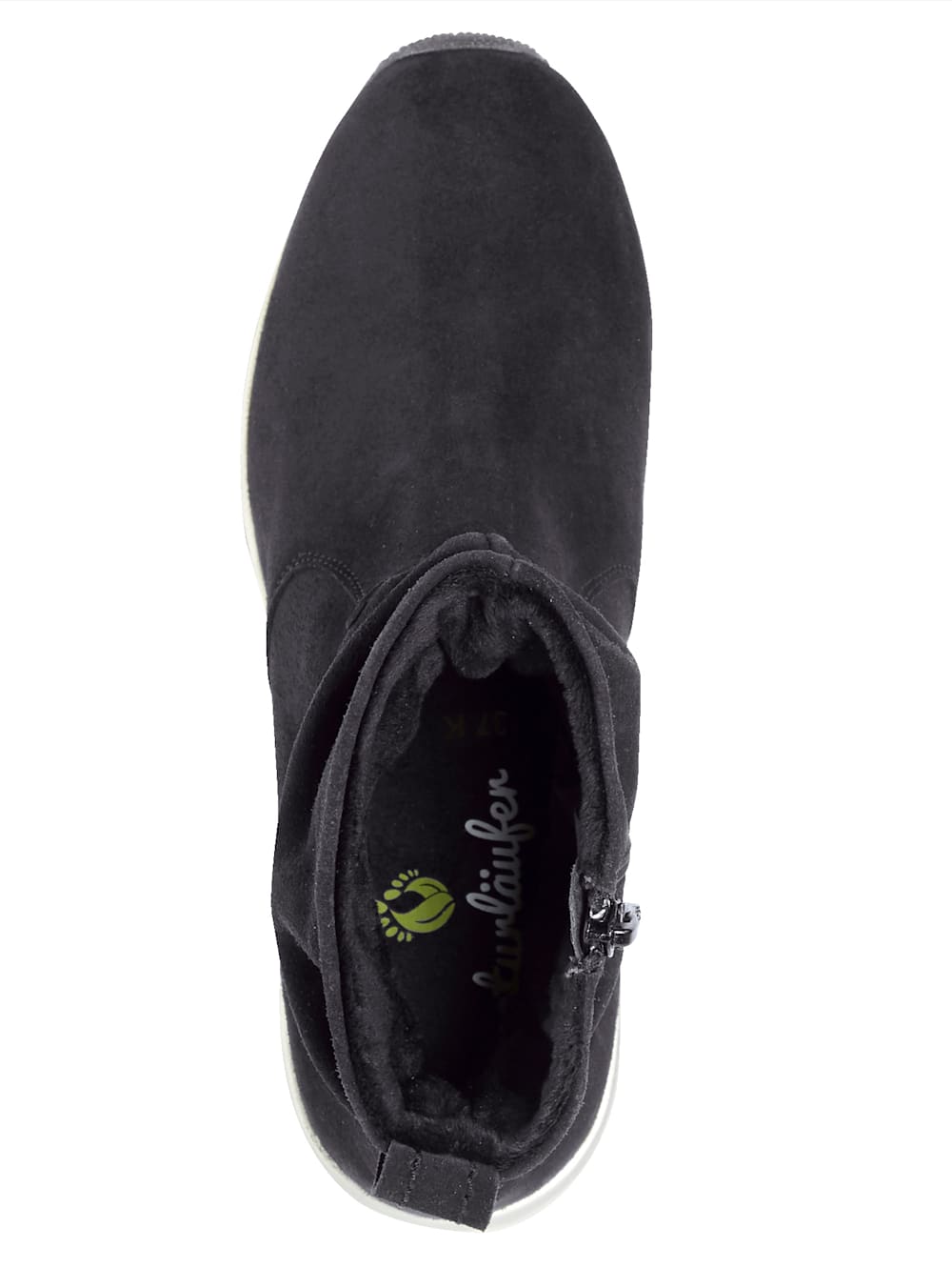 Vamos Stiefelette mit bequemem Keilabsatz - Schwarz