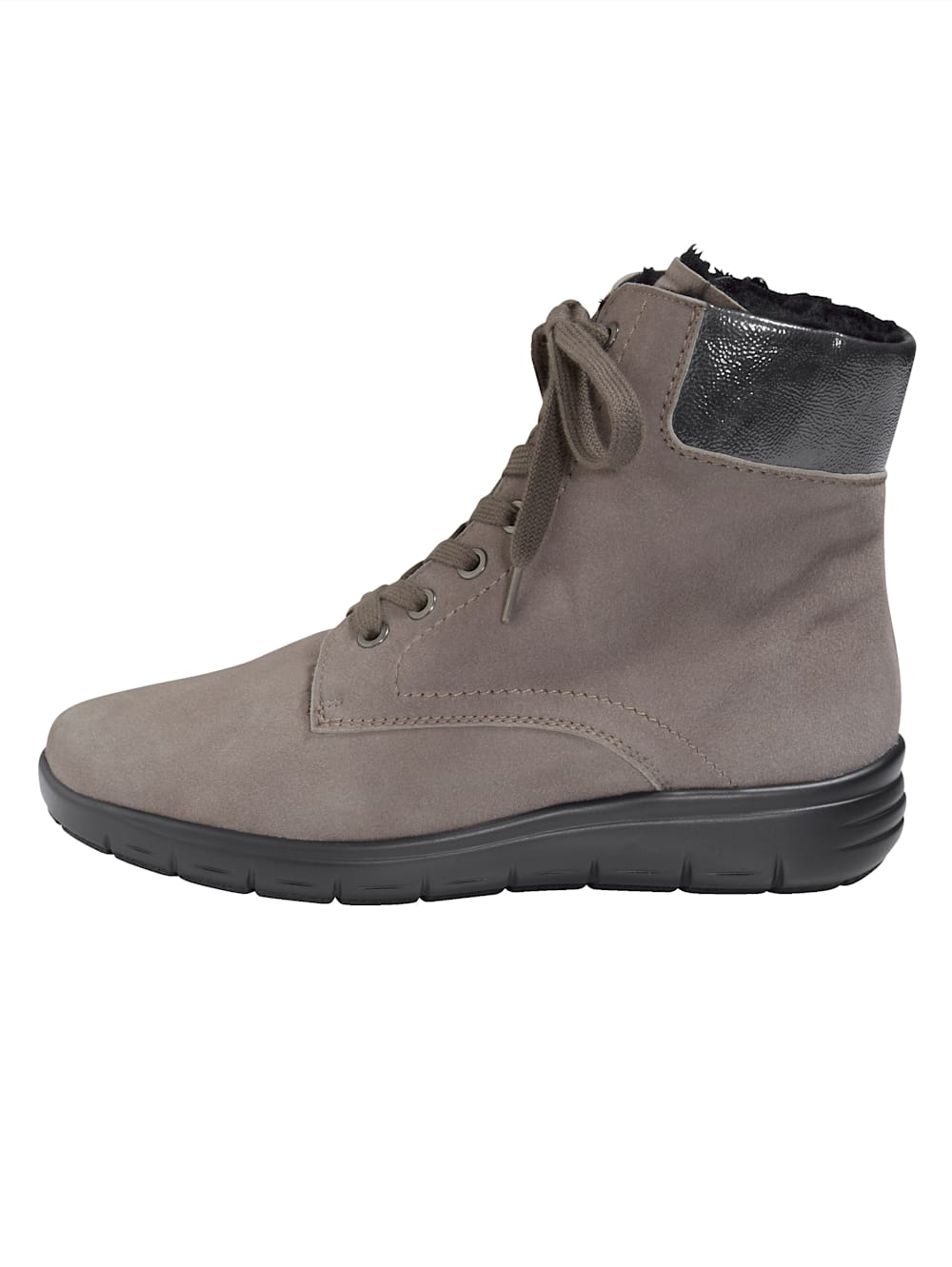 Vamos Schnurstiefelette mit Shock-Absorber - Grau