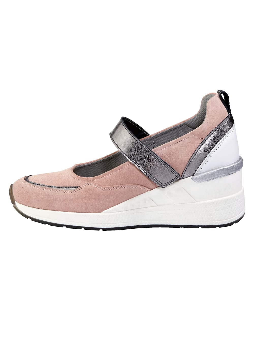 Vamos Klettslipper mit besonders hohem Keilabsatz - Rosé